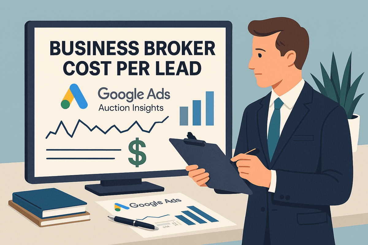 Business broker cost per lead google ads