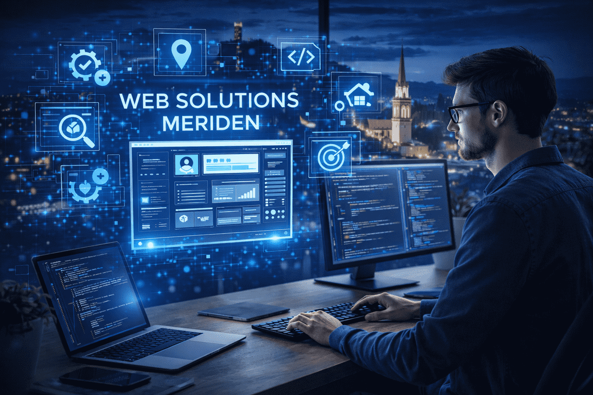 Web solutions in Meriden offering custom website design and development services