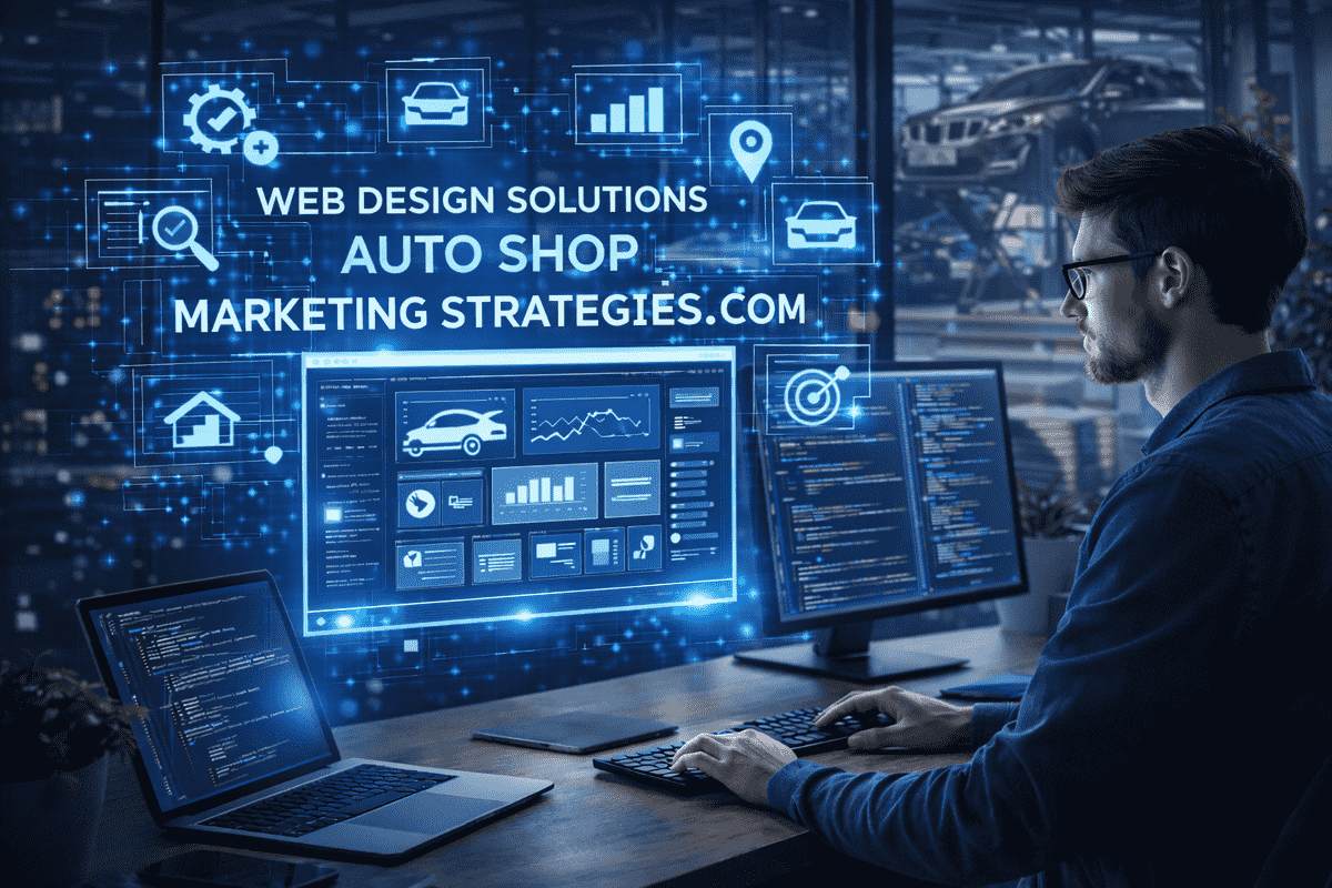web design solutions for auto shop marketing strategies to grow automotive businesses