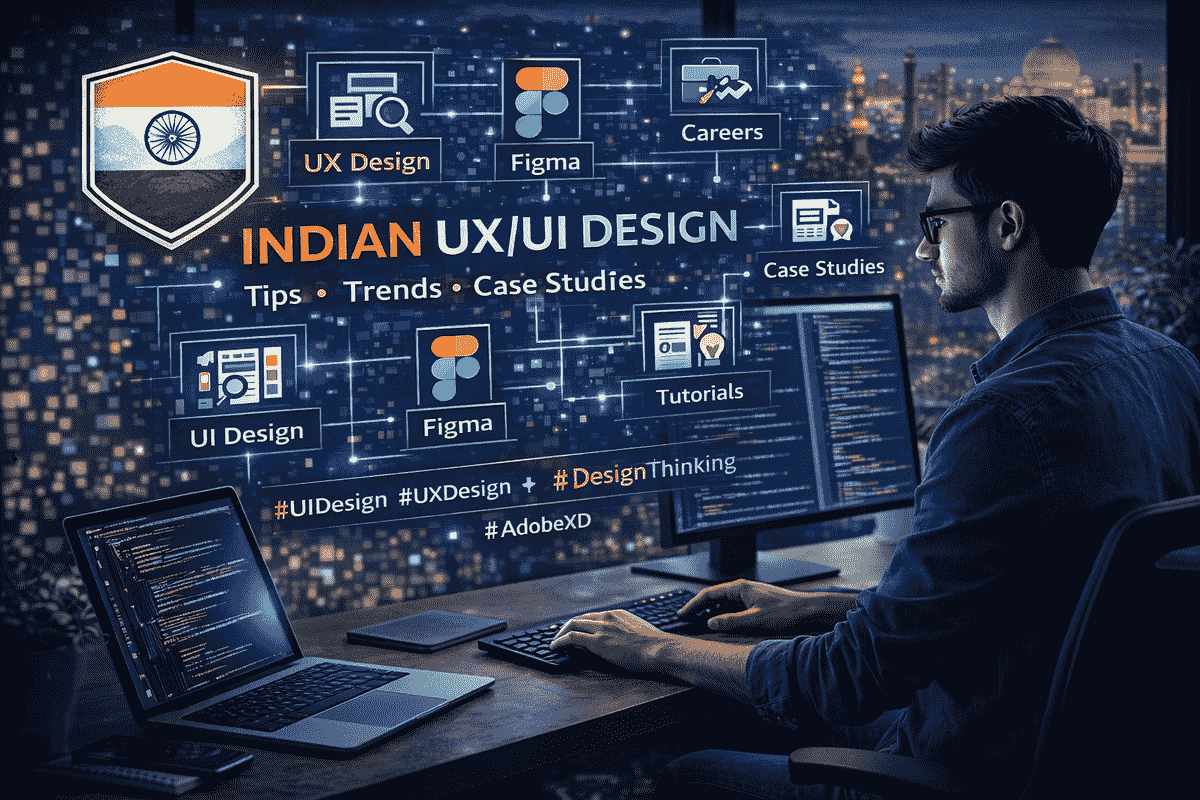 Indian UX/UI design blogs sharing UX research, UI trends, and design case studies