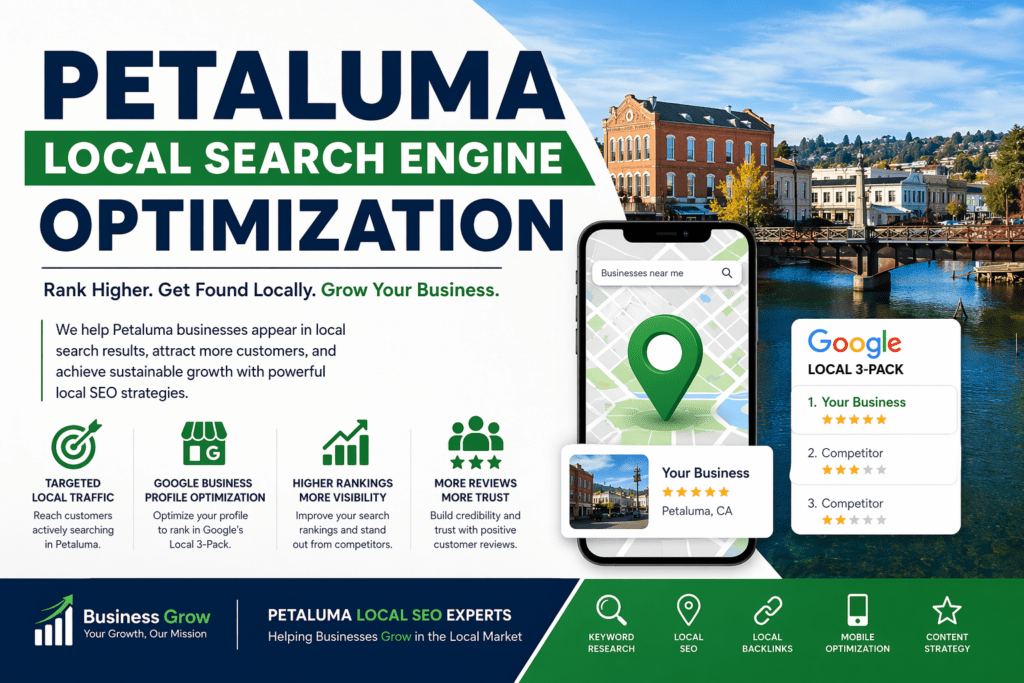 petaluma local search engine optimization