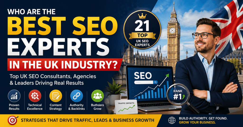 Who are the best SEO experts in the UK industry