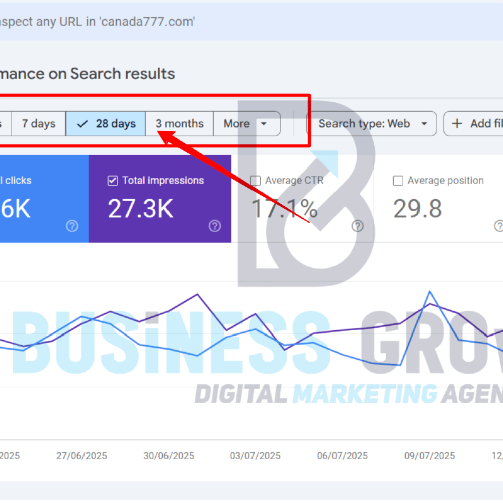 seo result 28 days